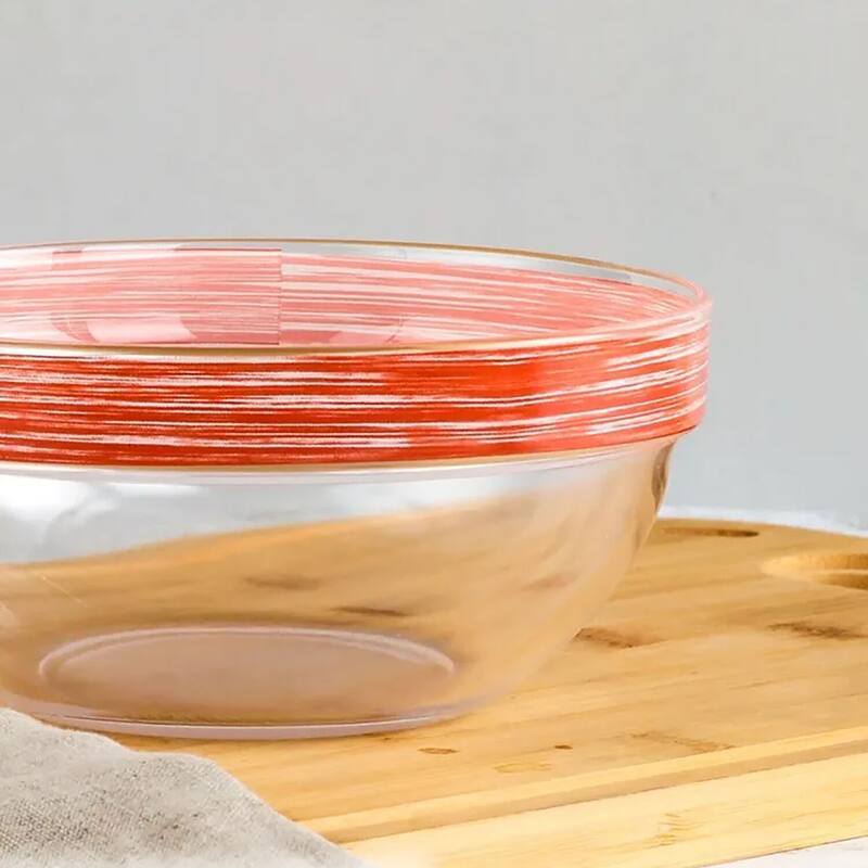 Luminarc 9" Brush Mania Empilable Glass Salad Bowl Bed Bath & Beyond